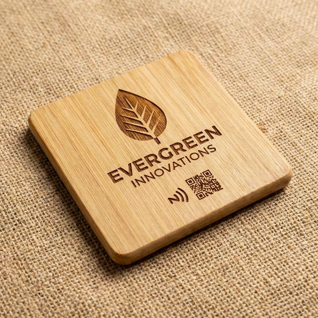 Wooden NFC Cards